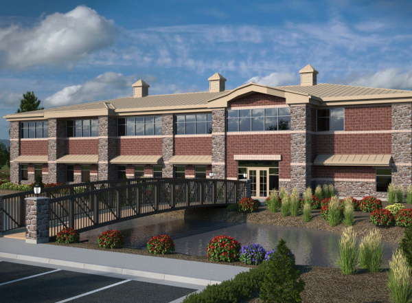 Rendering of South Valley Sewer's main office building
