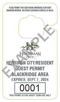 Guest permit tag