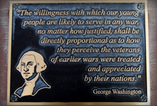 George Washington veterans quote